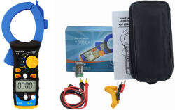 UNI-T HOLDPEAK 860D dupla LCD Nagyáramú (3000A) lakatfogó, VDC, VAC, ADC, AAC, ellenállás, 2 db LCD, kapacitás, frekvencia (HP860D)