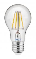 GTV led izzó 1x8 W 4000 K E27 LD-A60FLE8-40 (LDA60FLE840)