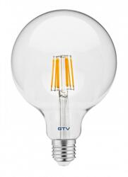 GTV led izzó 1x8 W 3000 K E27 LD-G125FLE8-30 (LDG125FLE830)