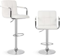 Miadomodo Bárszék 2 db karfás fehér (BRHK02ws-2er)