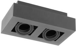 GTV Aster beépített lámpa 2x50 W fekete OS-AS2GU10-10 (OSAS2GU1010)