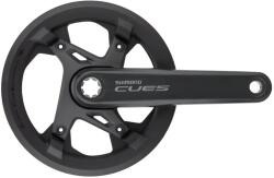 Shimano Cues FC-U6000-1 Linkglide integrált tengelyes hajtómű, 40T, 1x9s, 1x10s, 1x11s, 170 mm, LV, szürke