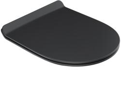 RAVAK Vita Slim wc ülőke lecsapodás-gátlós fekete X01862 (X01862)