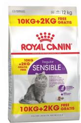 Royal Canin Sensible - Érzékeny emésztésű felnőtt macska száraz táp (10 + 2 kg) 12kg