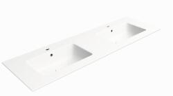SAPHO Pura mosdótál 142x46 cm négyszögletes süllyesztett-dupla fehér 8889109 (8889109)