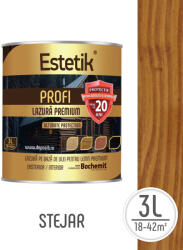 Estetik Profi Lazura lemn ESTETIK PROFI 3L STEJAR, protectie avansata UV (ESTKPRO-STE-3L)