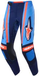 Alpinestars Pantaloni motocross Alpinestars Techstar Nomur albastru închis-portocaliu-albastru (AIM171-0304)