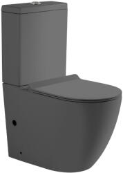 Welland Primo Tornado kompakt/monoblokk WC szett + soft-close slim WC ülőke - szürke