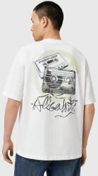 AllSaints pamut póló REEL - fehér XXL