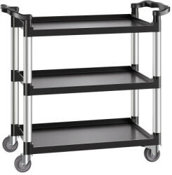 VEVOR 3 szintes szervizkocsi 226 kg teherbírású műhelykocsi 106x49x98cm szerszámkocsi