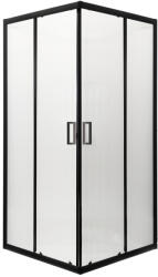 Kerra Soho Square Black 90 szögletes zuhanykabin zuhanytálca nélkül (SOHO-SQ-90-BL-SOLO) - stuxi