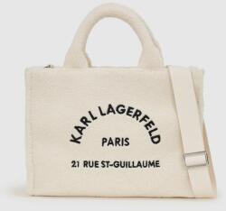 Karl Lagerfeld kézitáska - bézs Univerzális méret - answear - 39 990 Ft