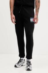 Tommy Hilfiger pamut melegítőnadrág fekete, nyomott mintás, DM0DM22094 - fekete S