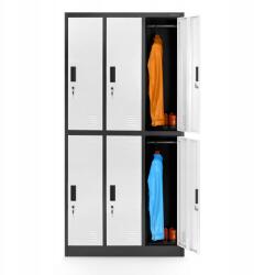 Jan Nowak Iskolai öltözőszekrény Jan Nowak Igor antracit-fehér (945)