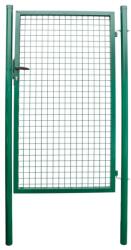 Strend Pro Brána Strend Pro METALTEC ECO, 1000/2000/50x50 mm, hranatý rám, zelená, jednokrídlová, záhradná, ZN+