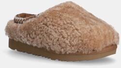 UGG gyerek gyapjú papucs TASMAN MAXI CURLY - barna 32.5