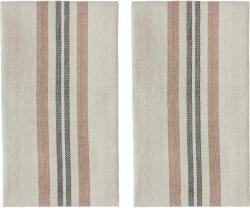 OYOY Prosoape de bucătărie Linu, 50 x 70 cm, bej-maro, 2 buc (L301244)