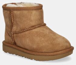 UGG gyerek hócipő velúrból CLASSIC MINI II - barna 23.5