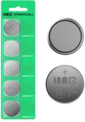 Green Cell 5x CR2430 3V 290mAh lítium gombelem kulcshoz, órához, távirányítóhoz, mérleghez X5CR2430 (36874)