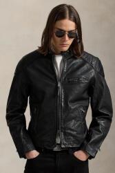 Ralph Lauren bőrdzseki fekete, átmeneti, 710970573 - fekete XXL