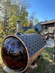  Panorámás Hordó Szauna