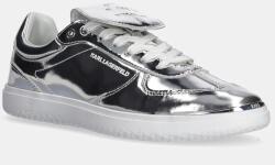 KARL LAGERFELD bőr sportcipő ATLAS - ezüst Női 39