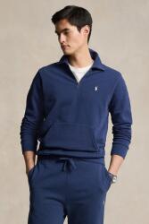 Ralph Lauren pamut melegítőfelső bézs, férfi, sima, 710934601 - sötétkék M
