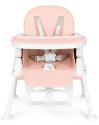 Homelux Összecsukható gyerek etetőszék 3 in 1 rózsaszín (HA-009_PINK) - platinashop