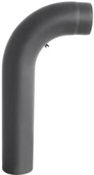 DARCO Kályha Bekötő Könyök Tisztító Nyílással (rövid) 150mm 90° (wc-kgr150/90-cz2/wk)