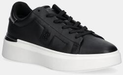 Tommy Hilfiger bőr sportcipő CHIC PLATFORM SNEAKER GOLD fekete, FW0FW08817 - fekete Női 41