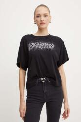 Pinko pamut póló - fekete S - answear - 35 290 Ft