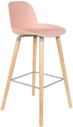 Zuiver Rózsaszín műanyag bárszék ZUIVER ALBERT KUIP 75 cm (1500060)