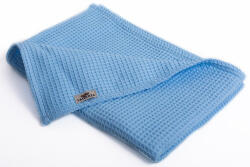  Waffle babatakaró 100x140 cm - Kék