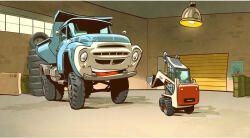  Diafilm - Ármányos Bobcat és Markoló Márk - vegyesbolt