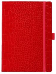  Artebene notesz, A5, 144 old. pontozott, piros vegánbőr, gumipántos (5) (220876)