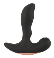 Rebel - vibrator încălzitor reîncărcabil pentru prostată, cu telecomandă, negru