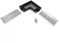 Topmet Groove14 eloxált alu sarokidom 90° fekete Topmet (SL A3990021)