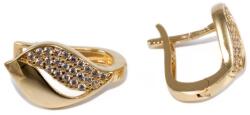 Ékszershop Köves fantázia arany fülbevaló (1307766)