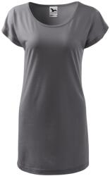 MALFINI Tricou femei Love - Gri oțel | S (1233613)