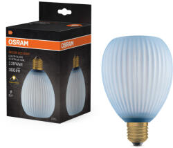 OSRAM LED izzó E27 ovális 3.5W 300lm 2700K meleg, dekoratív kék Osram (4099854608834)