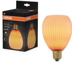 OSRAM LED izzó E27 ovális 3.5W 300lm 2700K Meleg, dekoratív narancssárga Osram (4099854608797)