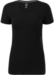 MALFINI Tricou femei Action V-neck - Neagră | M (7010114)