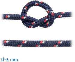  Kötél felúszó sötétkék (piros-fehér jelzőszállal) „TOMMY 6 mm GLC (1114398)