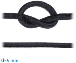  Gumikötél fekete 6 mm GLC (5215652)