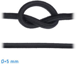  Gumikötél fekete 5 mm GLC (5215651)