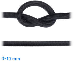  Gumikötél fekete 10 mm GLC (5211174)