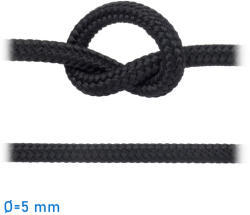  Kötél felúszó fekete 5 mm GLC (1114482)