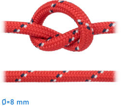  Kötél felúszó piros (kék-fehér jelzőszállal) „TOMMY 8 mm GLC (1114437)