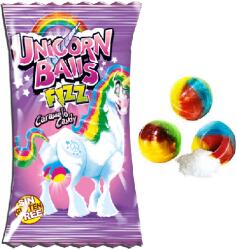Fini Unicorn Balls Vegyes Gyümölcs Ízű Keménycukor Savanyú Porral Töltve 5g