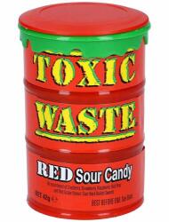  Toxic Waste Red Extra Savanyú Gyümölcs Ízű Cukorka 42g